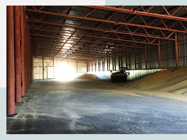 Строительство зернохранилищ в Клинцах