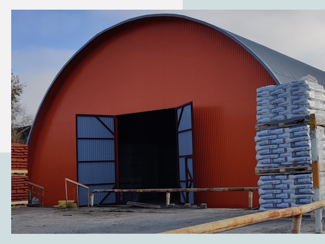 Полукруглые ангары по цене от 624 руб. в Клинцы