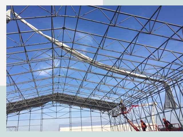 Шатровые ангары от 624 руб. в Клинцах и Брянской области