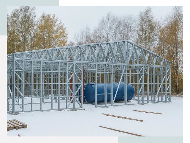 Металлические ангары в Клинцах