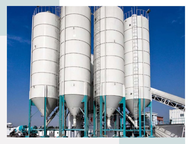 Строительство цементных силосов в Клинцах