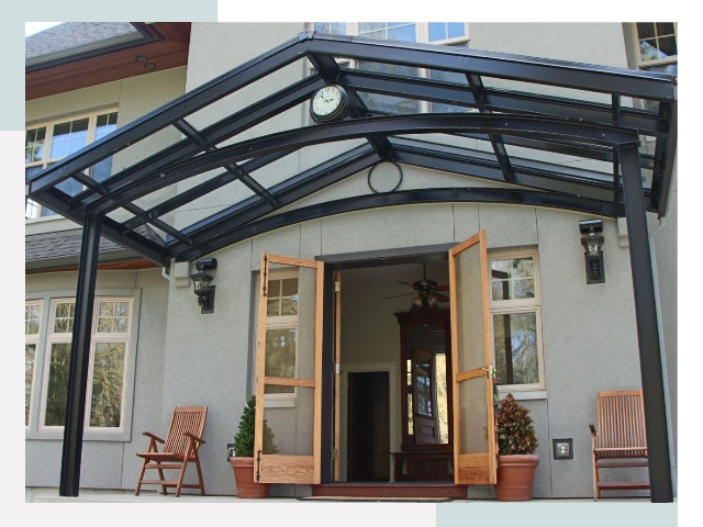 Козырьки металлические в Клинцах