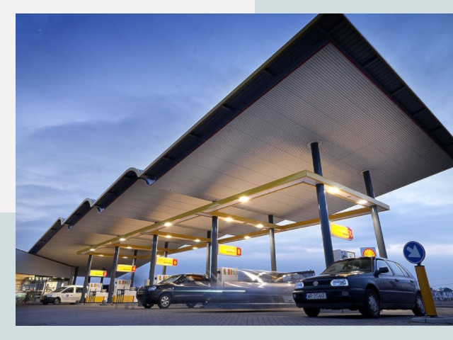 Навесы для АЗС в Клинцы от 624 руб. - Защита и комфорт