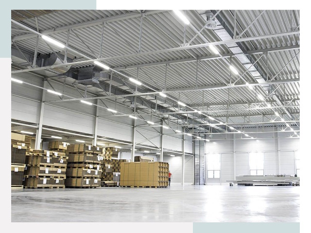 Освещение ангаров в Клинцах