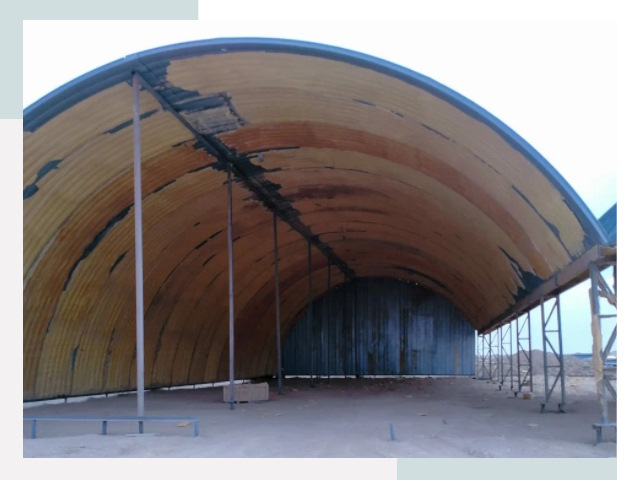 Реконструкция ангаров в Клинцах