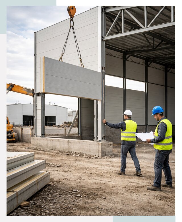 Склад из сэндвич панелей под ключ в Клинцах от 9876 р. | СтальСтрой-Клы