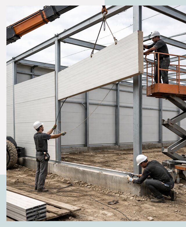 Строительство складов из сэндвич панелей в Клинцах под ключ