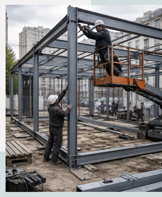 Строительство и монтаж торговых павильонов под ключ в Клинцах