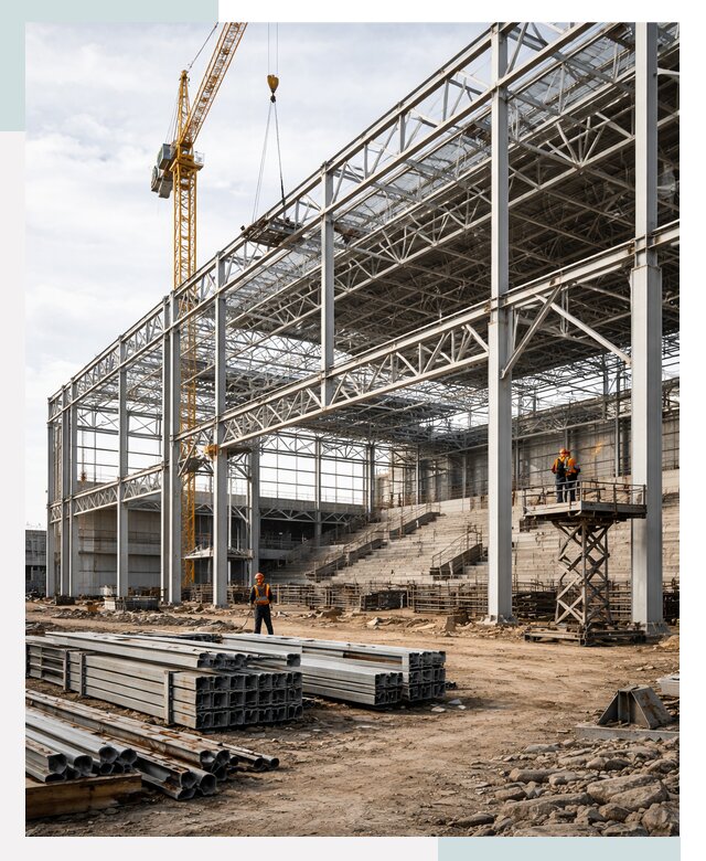 Строительство спортивных комплексов в Клинцах от 31188 р. | СтальСтрой-Клы